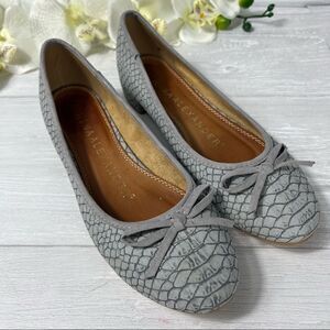 Athena Alexander Womens Embossed Ballet Flats size 7